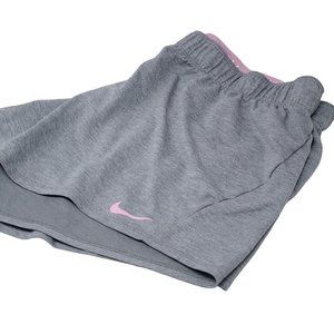 Nike Dri-Fit Running Athletic Workout Shorts Gray Size‎ 1X